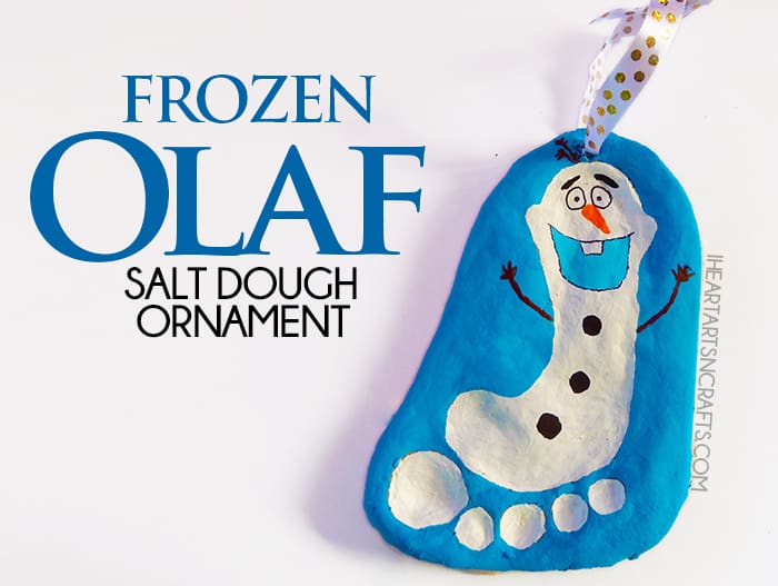 Do you have a Frozen fan in the house, if so this Olaf Salt Dough Keepsake 