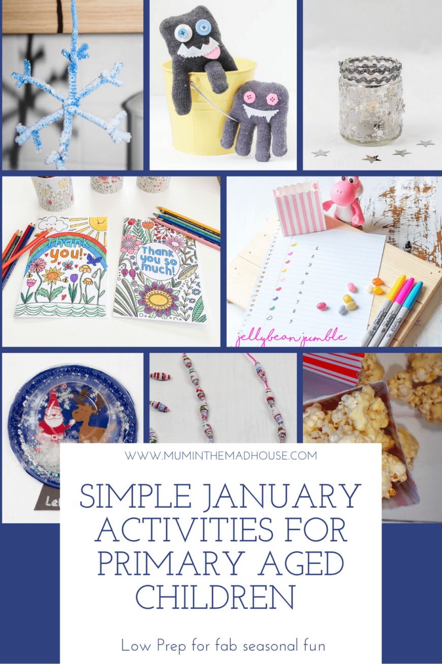 Our simple January activities for Primary aged children is a great resource for the month with ideas of simple activities to do with kids aged 4-10.