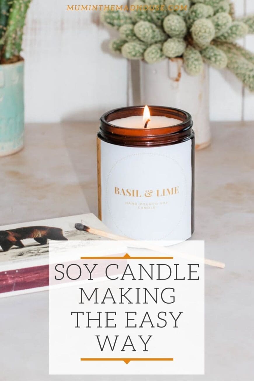 Homemade Container candle