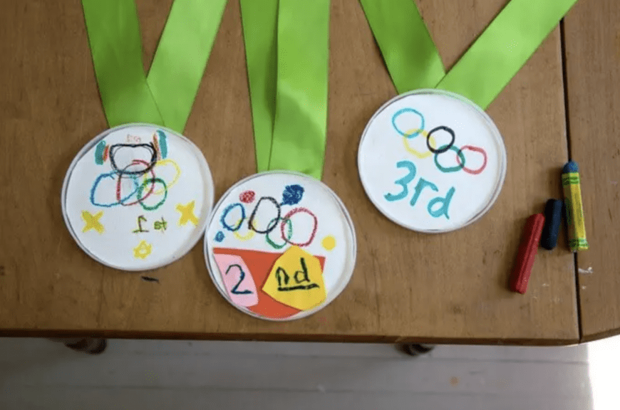 DIY Olympic Games Medal Craft