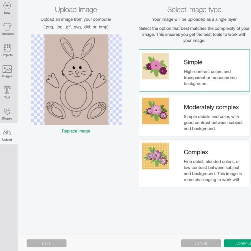 Follow our step by step detailed tutorial on how to upload your own images to Cricut Design Space. We talk you through file types and how to tell if you can use them.