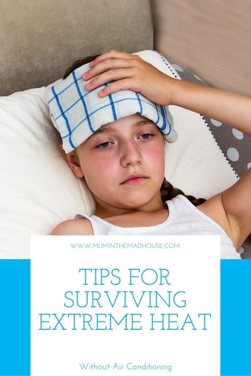 Tips for Surviving a Heat Wave with No Air Con that really work.   If AC is not an option use these tips for staying cool on those uncomfortably hot days and nights.