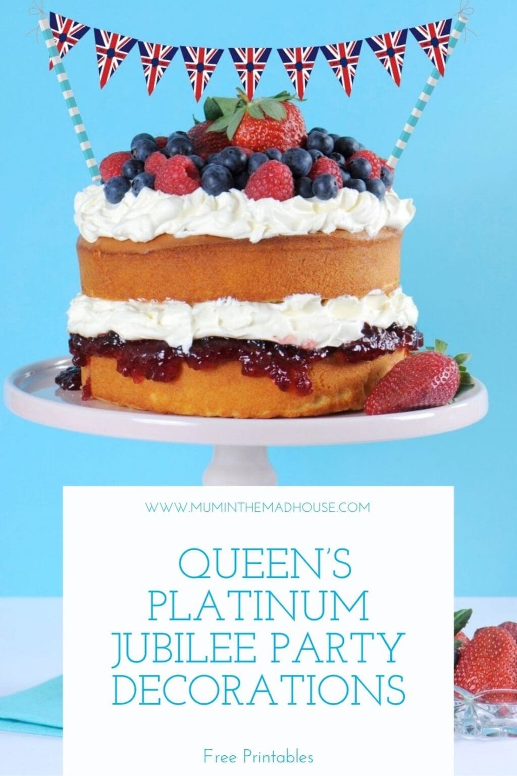 Free Printable Queen’s Platinum Jubilee Decorations | Mum In The Madhouse