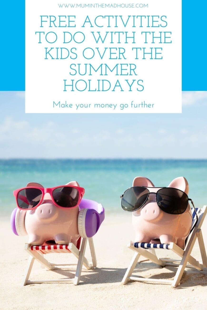 Summer holidays can be expensive and it can be hard to say no kids, so here are free things to do in the summer holidays with kids and tips to make your money go further. 