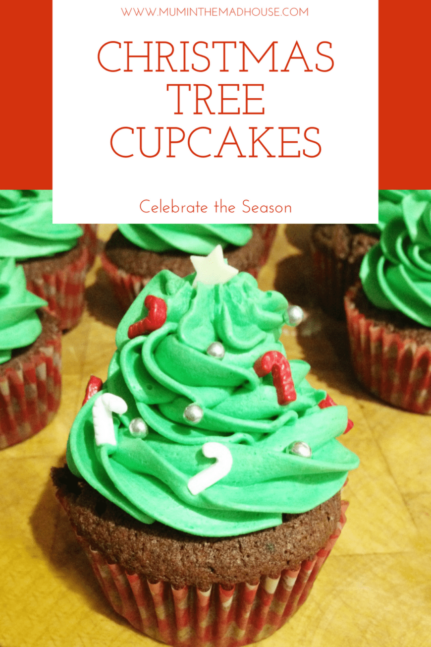 These Christmas Tree Cupcakes or Christmas Tree Fairy Cakes are a fabulous festive bake and easy to make with your kids and they look amazing