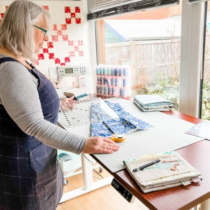 The benefits of an adjustable desk for crafters are not only better health & possibly a longer life but also an efficient use of your workspace. 