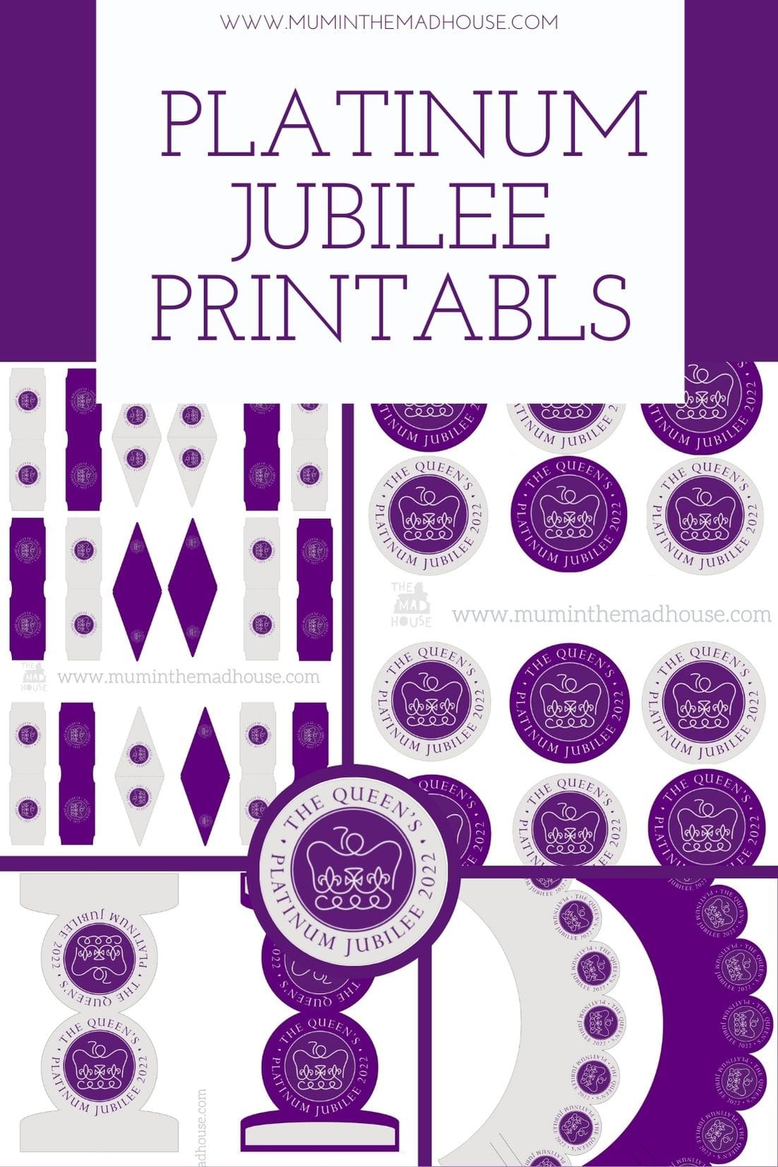 Free Printable Queen’s Platinum Jubilee Decorations | Mum In The Madhouse