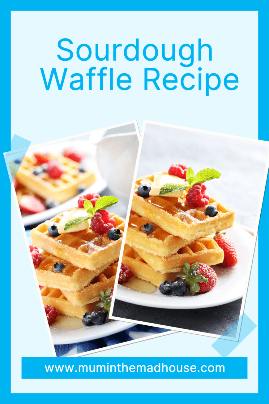 Discover the mouth-watering magic of this sourdough waffle recipe and elevate your breakfast game! With its unique flavour, fluffy texture and lack of yeast, this is a recipe you'll want to share with your friends.