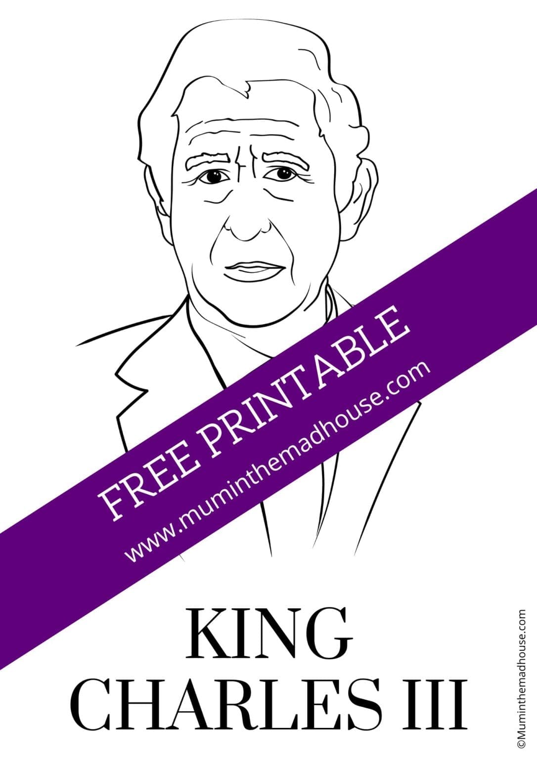 King Charles III Coloring Pages: Free Printables for Royal Fun