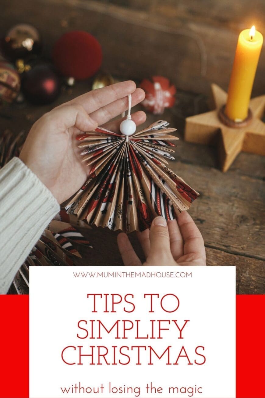 You don't have to have a minimalist Christmas to simplify it This year try focusing on important family traditions, reducing gifts, and being generous with time.