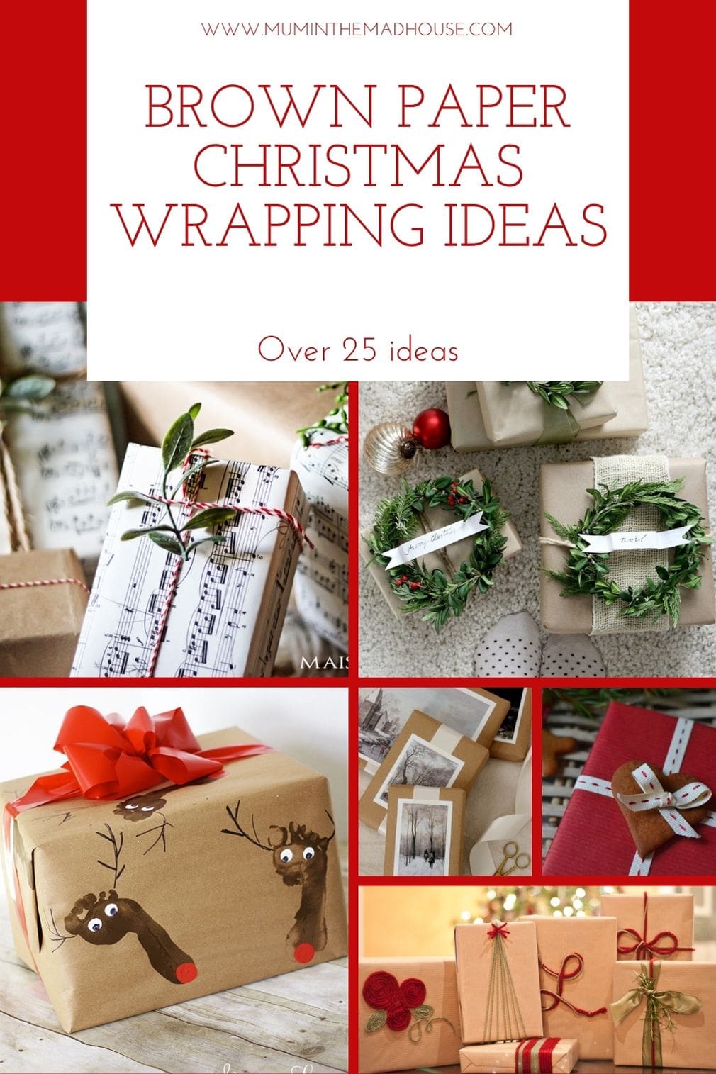 25+ Beautiful Brown Paper Christmas Wrapping Ideas – Creative and Eco ...