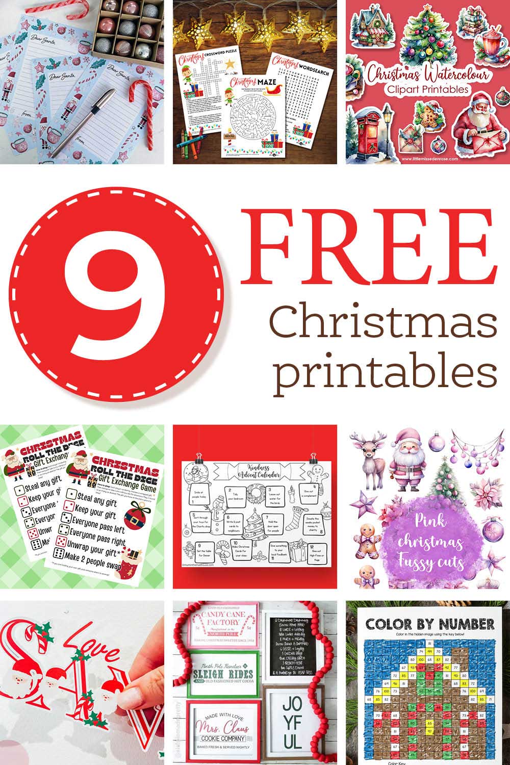 Free Printable Kindness Advent Calendar to Colour | Mum In The Madhouse