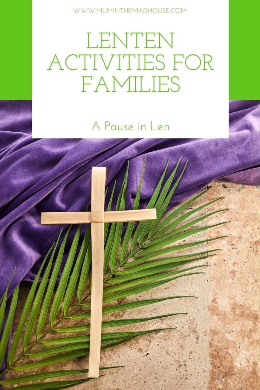 I'm sharing Faith-Building Lenten Activities for you and your family.  Pick which activities are most suited to your family to ensure a meaningful lent. 
