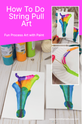 String Process Art 133383How To Do String Pull Art - A beautiful process art project