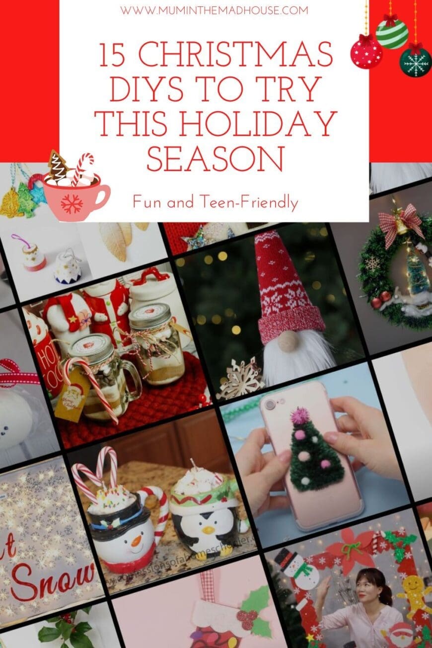 Get crafty this holiday season with 15 teen-friendly Christmas DIYs! From ornaments to gifts, these easy projects are perfect for festive fun.