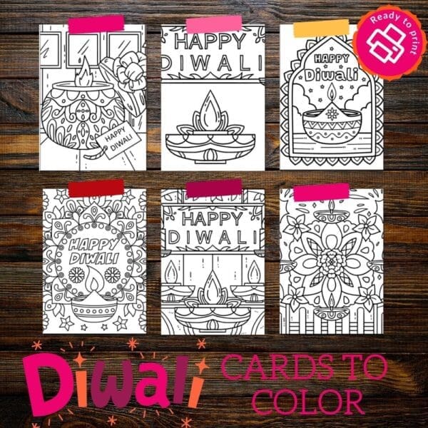 20 Fun Diwali Crafts &amp; Printables for Kids – Creative Festival of ...
