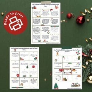 Fun Printable Christmas Scavenger Hunt for Teens Download