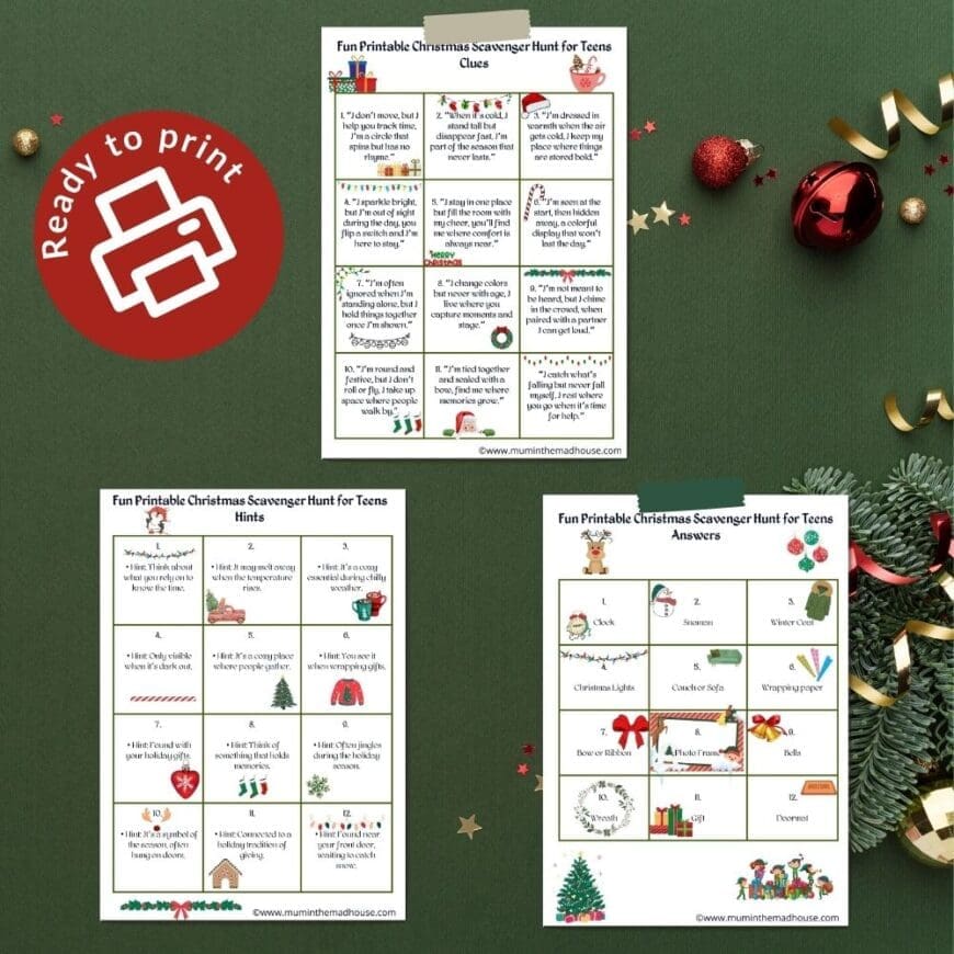 fun-christmas-scavenger-hunt-for-teens-free-printable-clues for Free Printable Christmas Scavenger Hunt For Adults Fun Christmas Scavenger Hunt for Teens | Free Printable Clues for Free Printable Christmas Scavenger Hunt For Adults