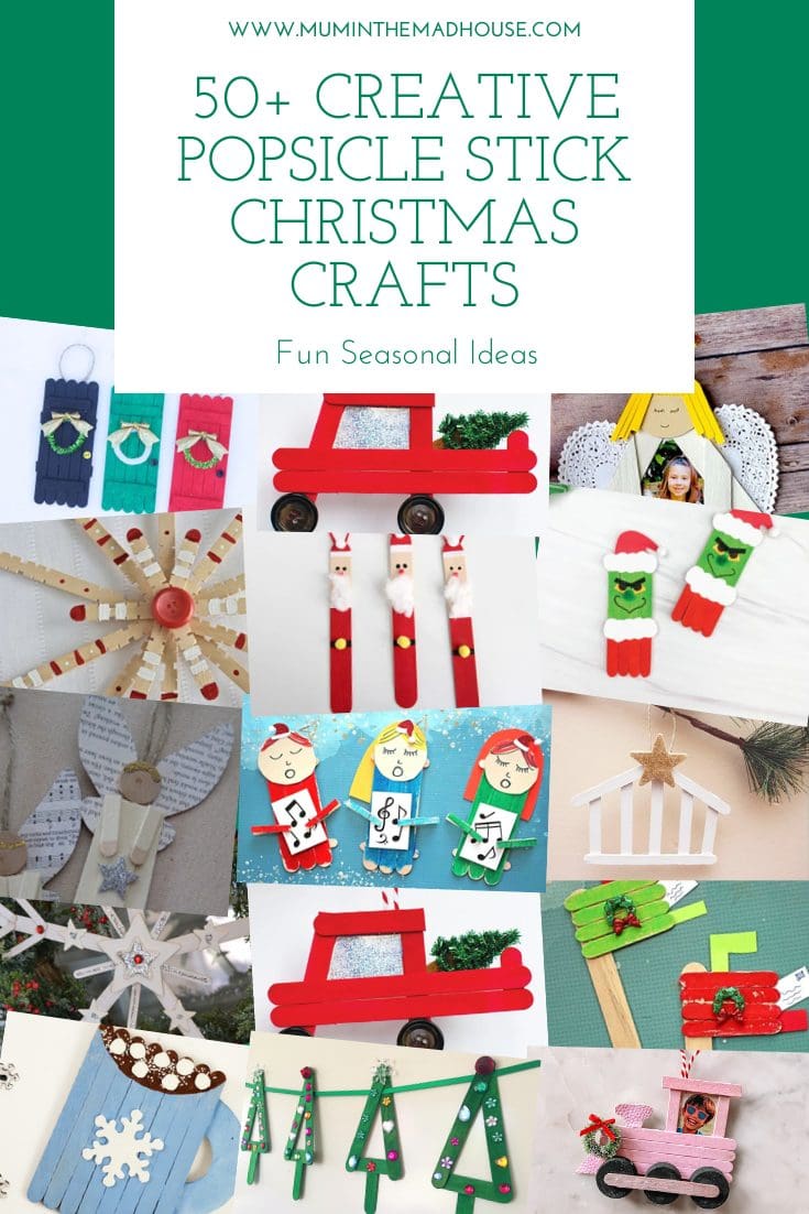 Get festive with 50 easy popsicle stick Christmas crafts for kids! From ornaments to wall decor, these DIY ideas are perfect for holiday fun.