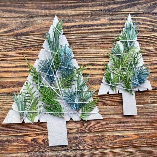 DIY Nature Inspired Christmas Tree Craft For Kids Eco Friendly diy-nature-inspired-christmas-tree-craft-for-kids-eco-friendly