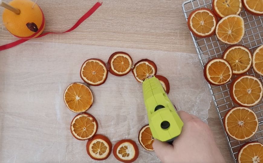 How to Make a Stunning Dried Orange Slice Wreath | Mum In The Madhouse
