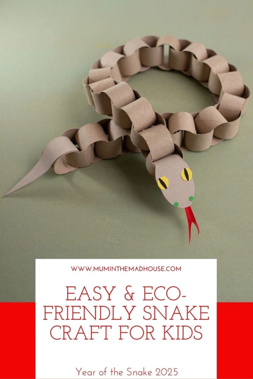 DIY Toilet Roll Snake Craft – Celebrate the Year of the Snake 2025