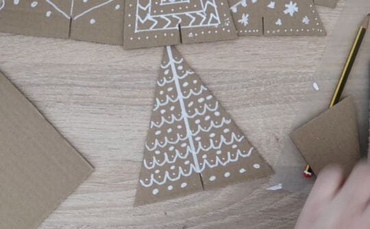 Creative Cardboard Tree DIY Cardboard Christmas Trees - Sustainable & Creative Holiday Craft