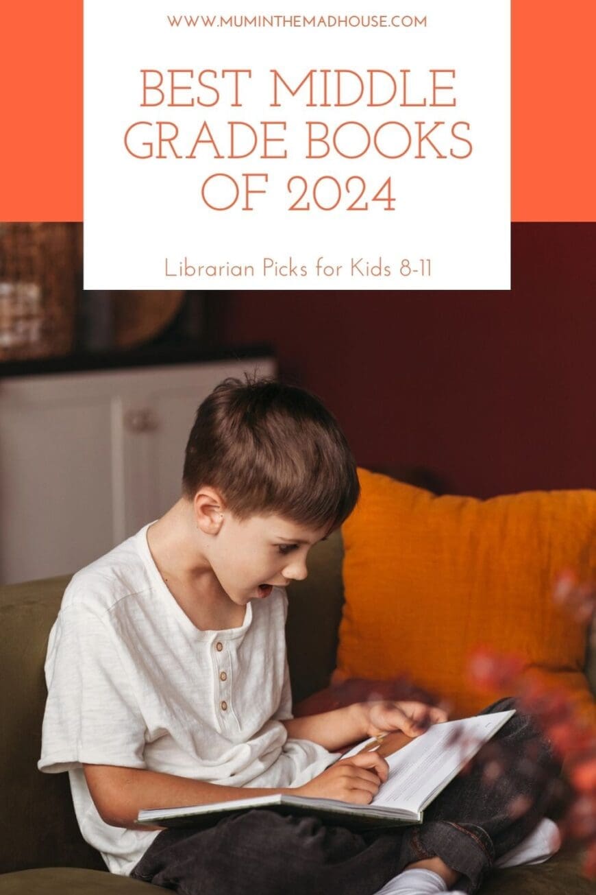 Discover the best Middle Grade books of 2024, handpicked by librarian Marianne Weekes. Perfect for kids aged 8-11, these reads inspire a love of reading!