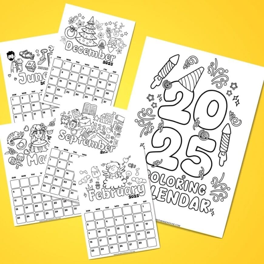 Monthly Colouring Calendar 2025 – Free Printable | Mum In The Madhouse monthly-colouring-calendar-2025-free-printable-mum-in-the-madhouse