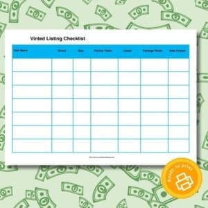 Free Vinted Listing Checklist