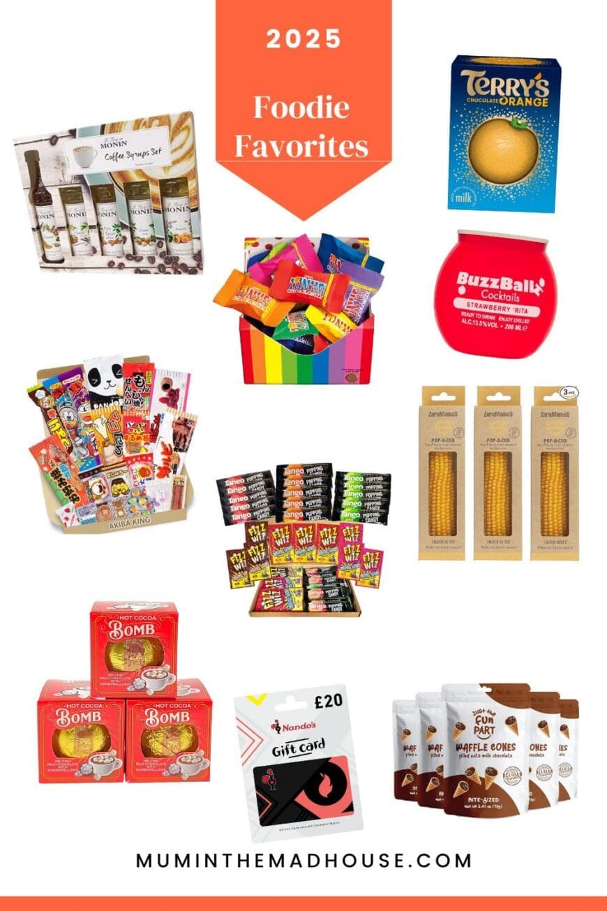 From chocolate and snacks to fun drink-inspired treats, these foodie favourites are perfect for hungry teens! Great ideas for Christmas, birthdays, or stocking fillers for teen boys.