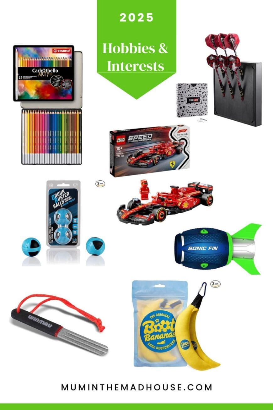 From LEGO builds to sports gear and creative sets, these hobby and interest gifts are perfect for teenage boys who love to explore and play.