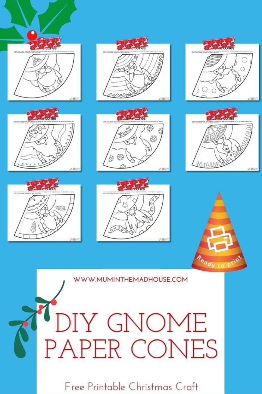 Print, colour, cut, and glue your way to a whole village of festive gnomes! A simple, budget-friendly craft kids will love this holiday season.