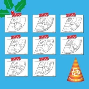 Free Gnome Cone Hats Printable