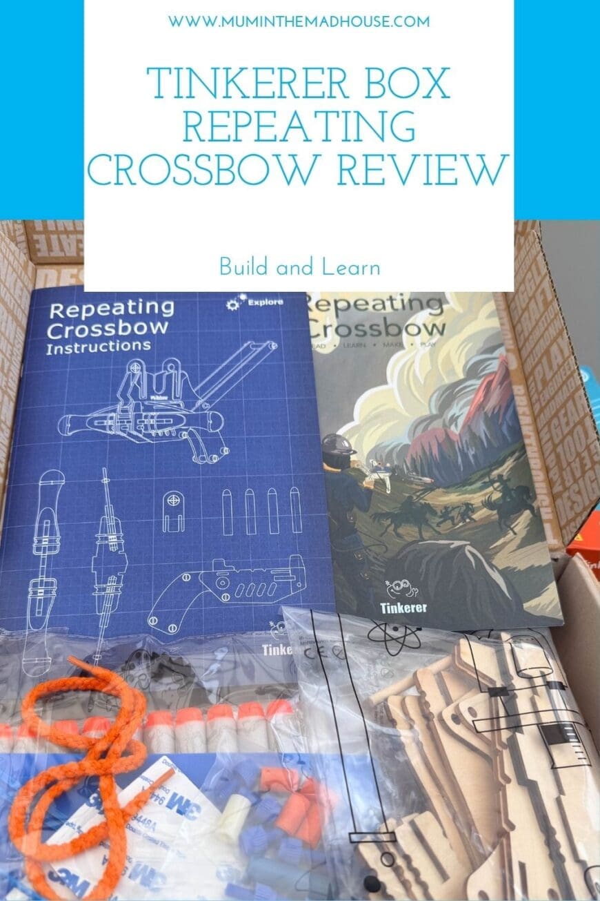 Looking for a hands-on STEM project for kids? We tried the Tinkerer Box Repeating Crossbow, and it was a huge hit! A fun, educational build that encourages curiosity and creativity.

