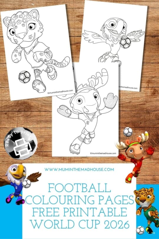 FIFA World Cup 2026 Mascot Colouring Pages Free Printable – Clutch ...